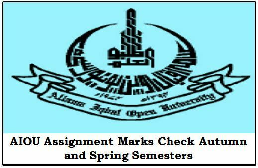 Check AIOU Assignment Marks 2024 Autumn & Spring Semesters